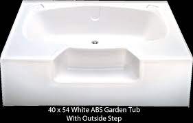 Better Bath White Abs Garden Tub