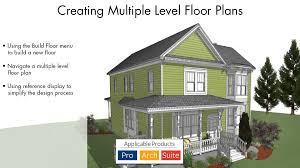 creating multiple level floor plans