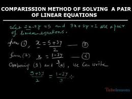 Solving A Pair Of Linear Equations