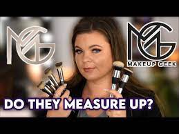 new 2021 makeup geek face brush review