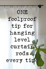 curtain hanging hack how to hang a