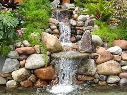 Resultado de imagem para jardins com cascatas de agua