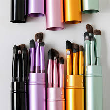 makeup brush set synthetic fiber