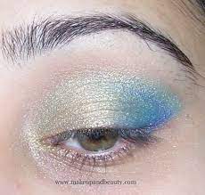 indian wedding golden blue eye makeup