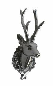 Polished B Deer Head Stag Aluminium