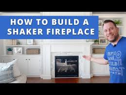 Build A Shaker Fireplace Surround