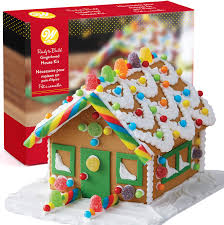 gingerbread house kit build decorate