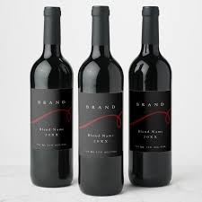 Elegant Modern Company Wine Label