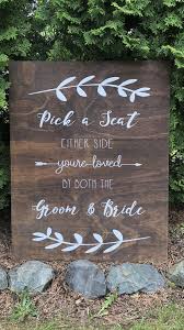 Wooden Wedding Seating Sign For Sale In Lake Stevens Wa