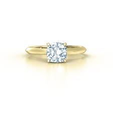 cushion cut solitaire enement ring