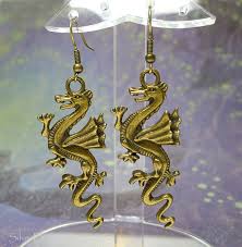 These are a great gift for yourself or a loved one and makes the perfect addition to any jewelry collection. Bronze Dragon Earrings Large