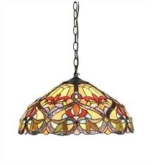 tiffany style 2 light hanging ceiling