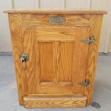 48 x 19 x 17. Best Vintage Solid Wood White Clad Ice Box End Table Or Night Stand For Sale In Albuquerque New Mexico For 2021
