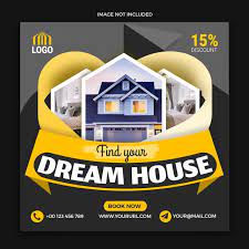 Dream House Social Media Post Template