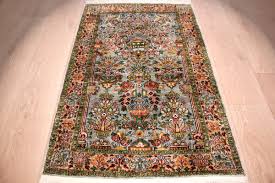 silk carpet indian 124x77 cm pure silk