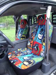 Batman Comic Print Car Seat Covers