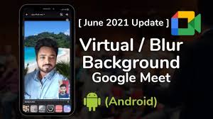 how to change background on google meet