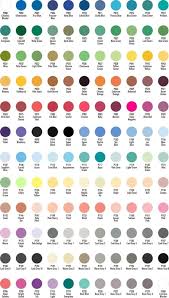 Paletas Copic Color Chart