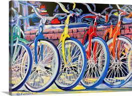 Bicycle Yellow Bike Wall Art