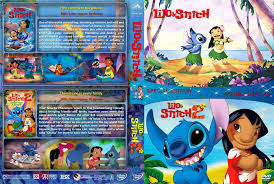 The image has been enhanced for 16x9 televisions. Lilo Stitch Double Feature Dvd Cover 2002 2005 R1 Custom