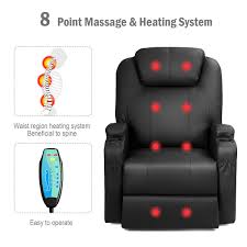 Catnapper magnum magnum chaise reclining heated massage chair with ottoman 5 body fabric: Costway Electric Lift Power Recliner Chair Heated Massage Sofa Lounge W Remote Control Walmart Com Walmart Com