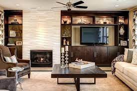 This living room concept centers on a unique backlit wall system, as visualized by who cares?! Off Center Fireplace Google Search Living Room With Fireplace Living Room Arrangements Livingroom Layout