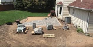 how to install a paver patio on uneven