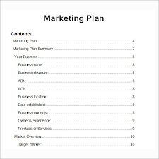 Sample Marketing Plan Template 14 Free Documents In Word Pdf