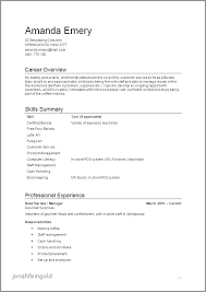 Waitress Resume Example Sample Resume With Job Description For