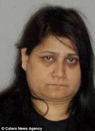 Caught out: Noreen Khan, 44, from Derby has been jailed for nine years. A mother-of-two has been jailed for nine years after she was caught with up to ... - article-2157620-138DE19A000005DC-484_306x423