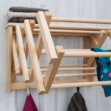 Wooden Wall Mounted Foldable Drying