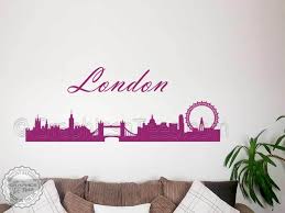 London Skyline Vinyl Wall Art Stickers