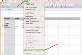 how to transpose rows and columns in