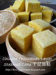 Chinese Steamed Layer Cake Recipe gambar png