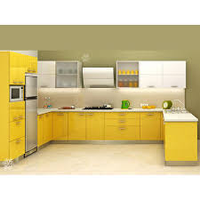 Modular kitchen with marine plywood and upvc panels inside and laminated shutters cost about 1,550.00 / square foot. Modern Godrej Modular Kitchen Rs 75000 Unit Siddhi Kitchen Id 20354807762