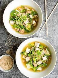 miso noodle soup with tofu healthy