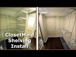 how to install closetmaid shelftrack