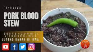 dinuguan baboy pork blood stew