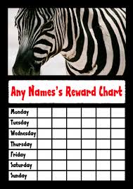 Zebra Reward Chart