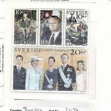 Sweden Postage Stamp 2167a Mnh And Precanceled 2 Blocks 1996 Royals Mb9 Ebay