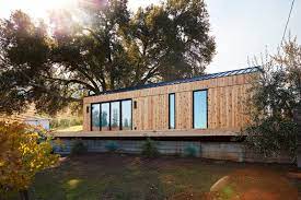 a prefab tiny home takes root in a