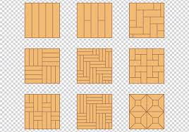 wood floor pattern material design set