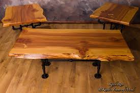 Redwood Cedar Coffee End Table Set