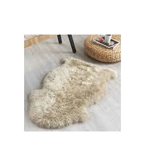 cau grey sheepskin rug 2x3 5 ft