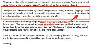 An employee gives 1 month's notice. How To Write A Resignation Letter Without Burning Bridges