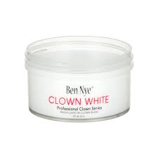 clown white character face paint