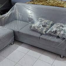 jual sofa l minimalis abu modern kota