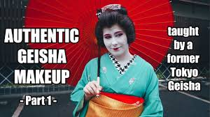 authentic geisha makeup part 1 how
