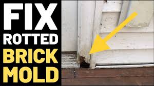 fix rotted door frame brickmold you