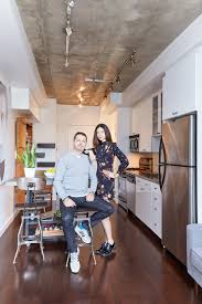 couple lives in under 500 square feet